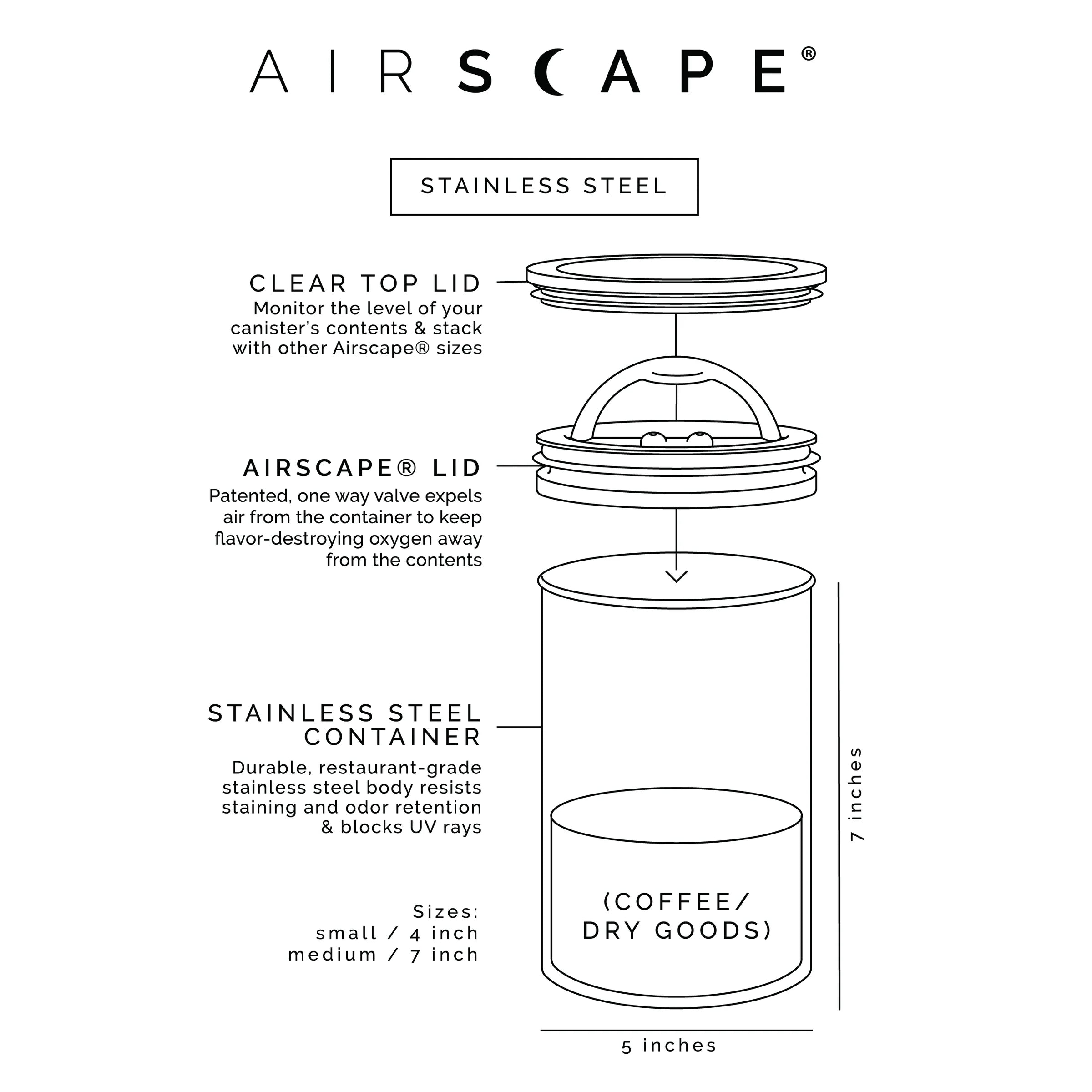 Airscape - Coffee Canister Classic - Planetary Design - Image 10