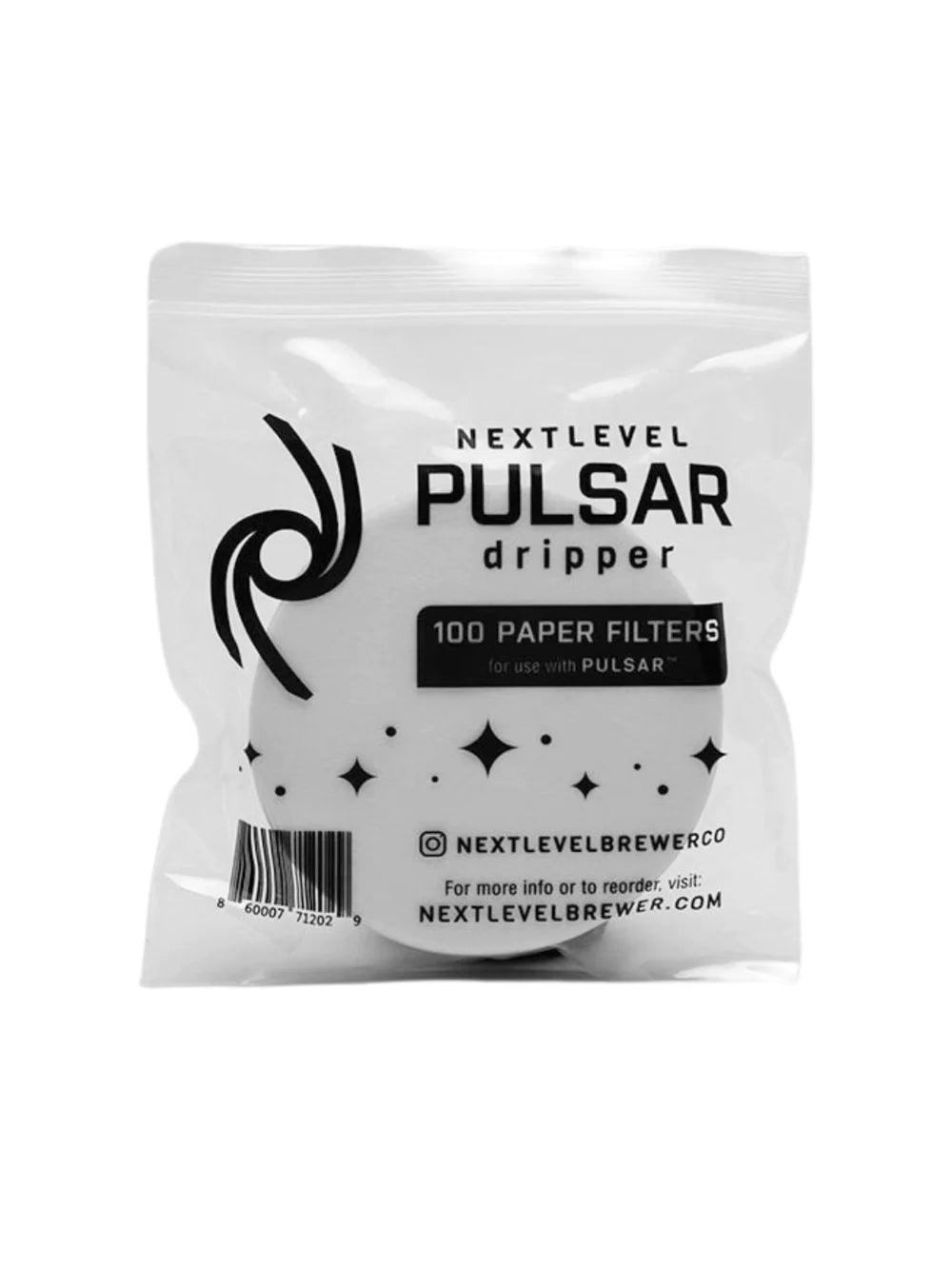 NextLevel Pulsar Premium Paper Filters  - (100-Pack)