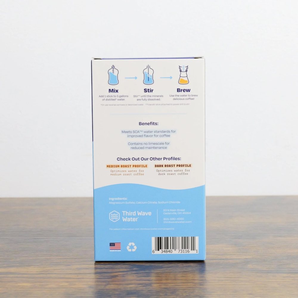 Third Wave Water - Classic Light Roast Profile - Mineral Packets - Image 6