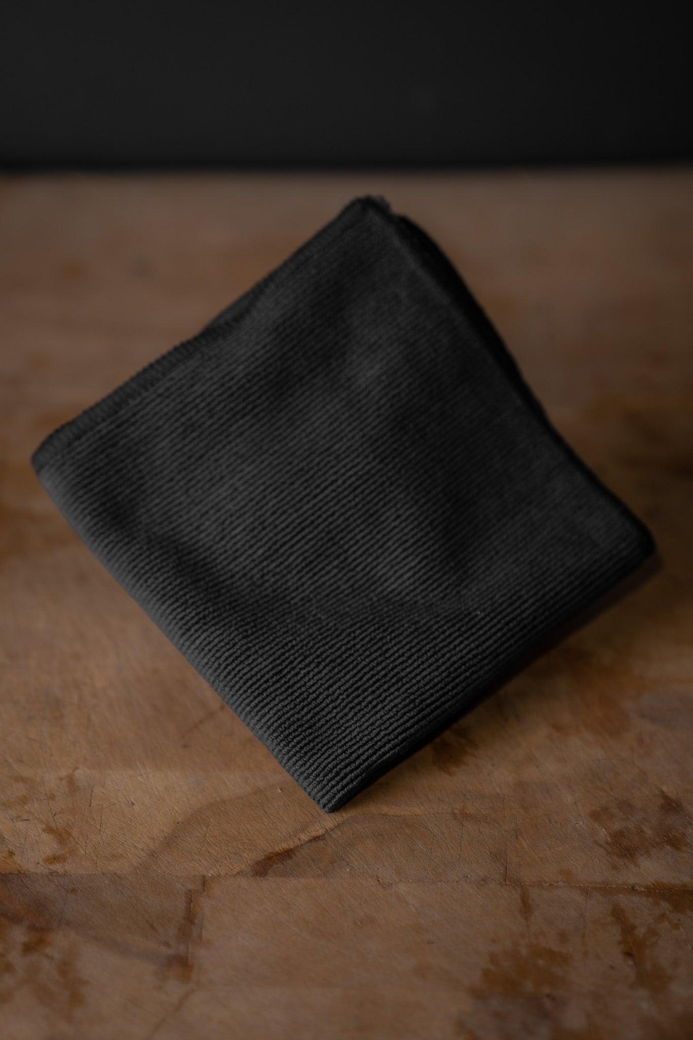 Barista Towels | Black Microfiber Cloth - Image 2