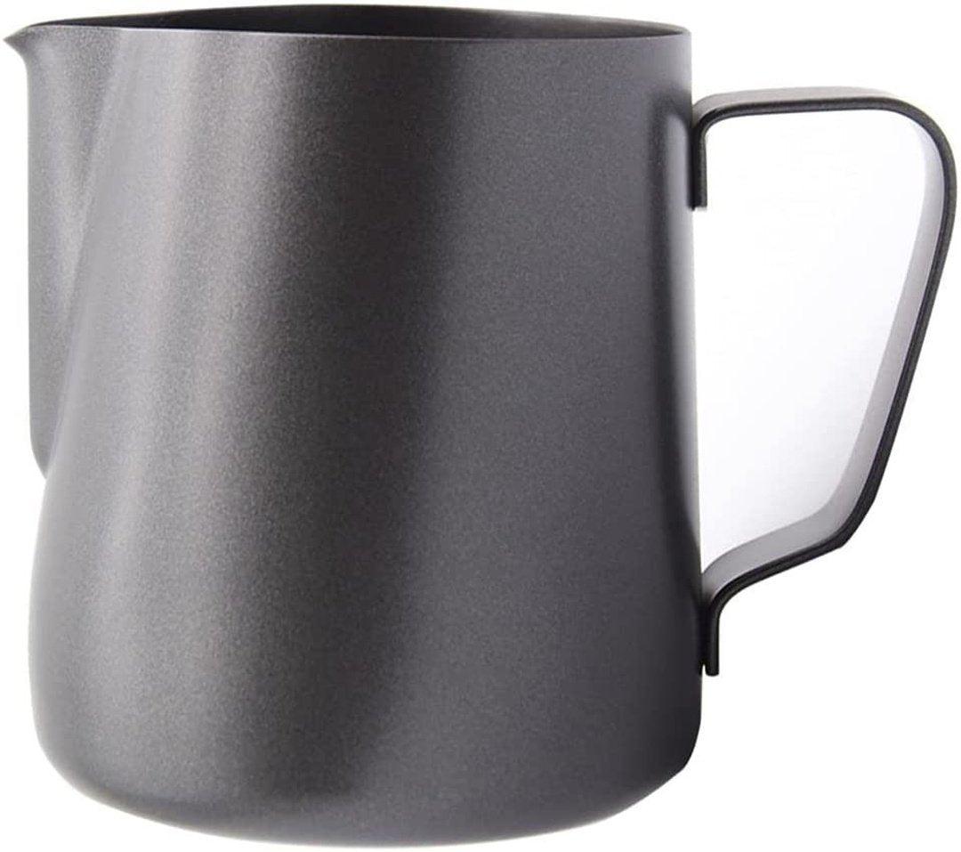 Black Stainless Steel Milk Pitcher - 350ml & 600ml - Image 1