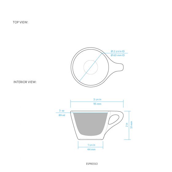 NotNeutral LINO Espresso Cup & Saucer (3oz/89ml) - Image 7